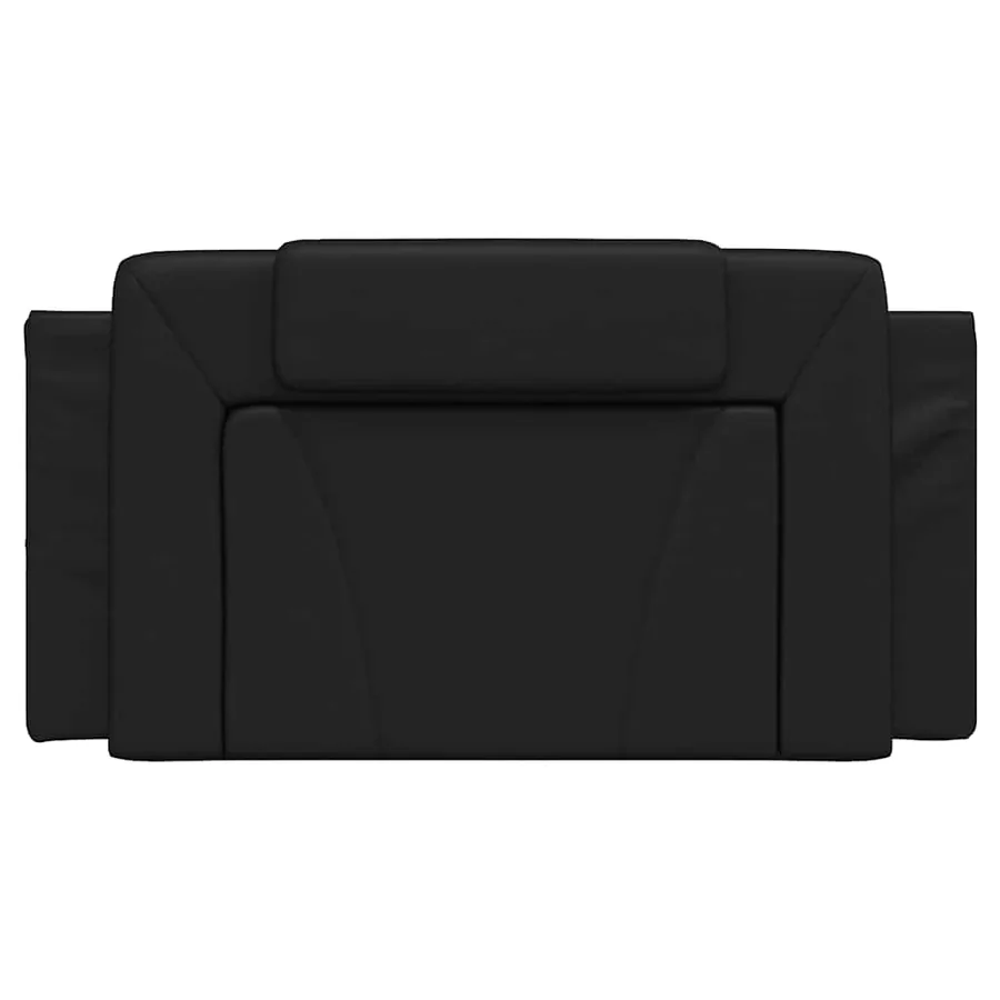 Coussin de tête de lit Viana noir 100 cm similicuir - 5