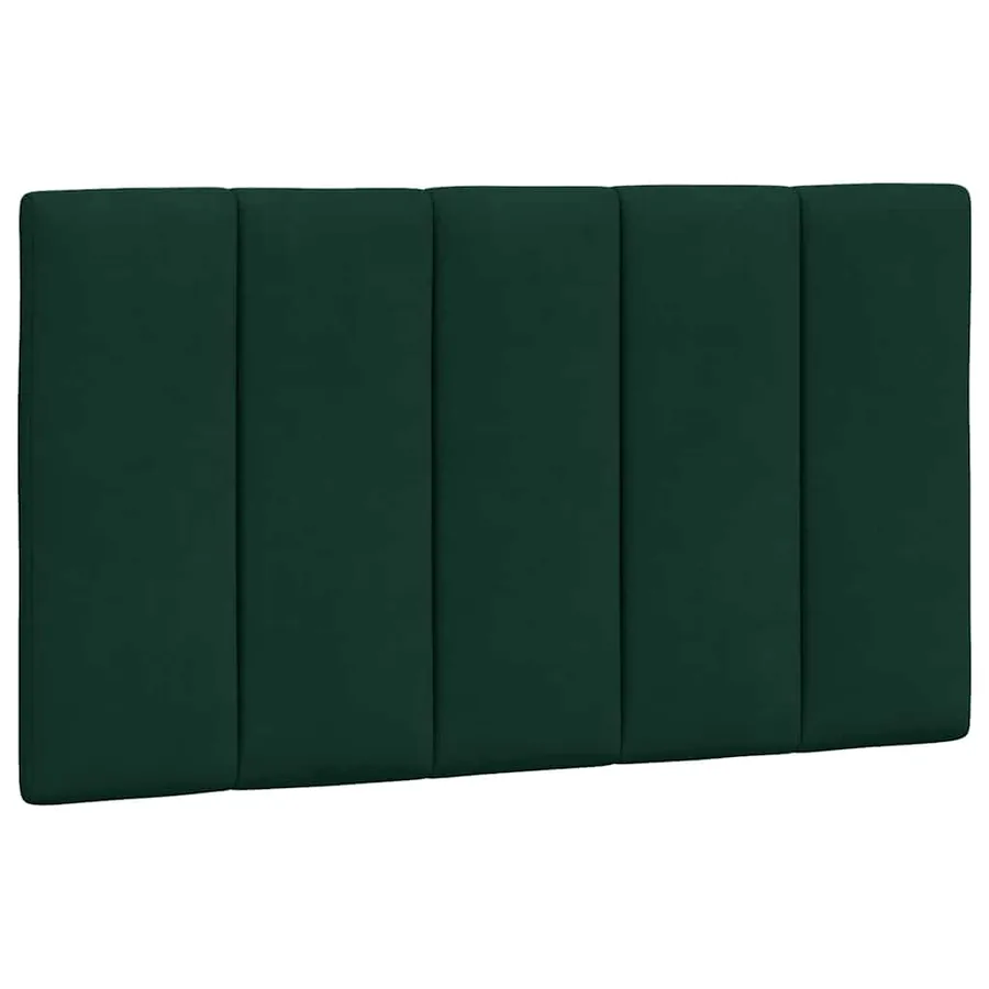 Cadre de lit avec LED sans matelas Hanko vert foncé 90x190 cm velours - 10