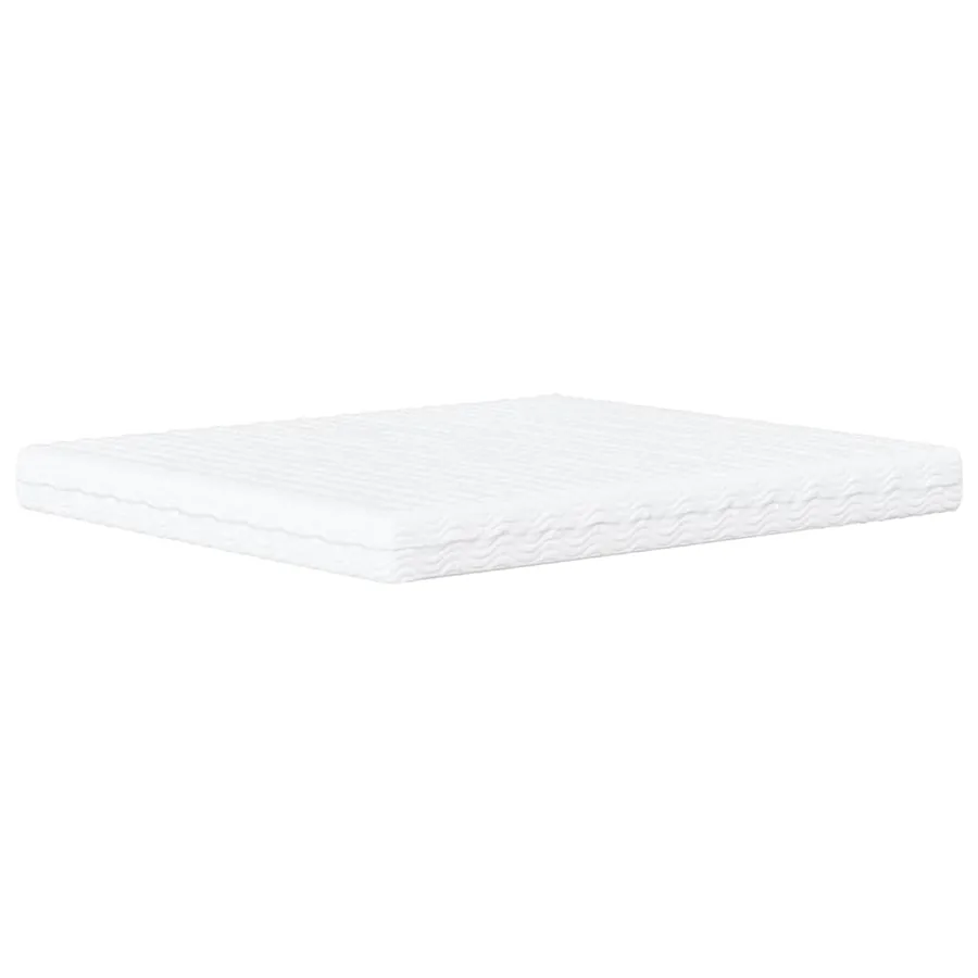 Lit avec matelas Hanko bleu 160x200 cm velours - 8