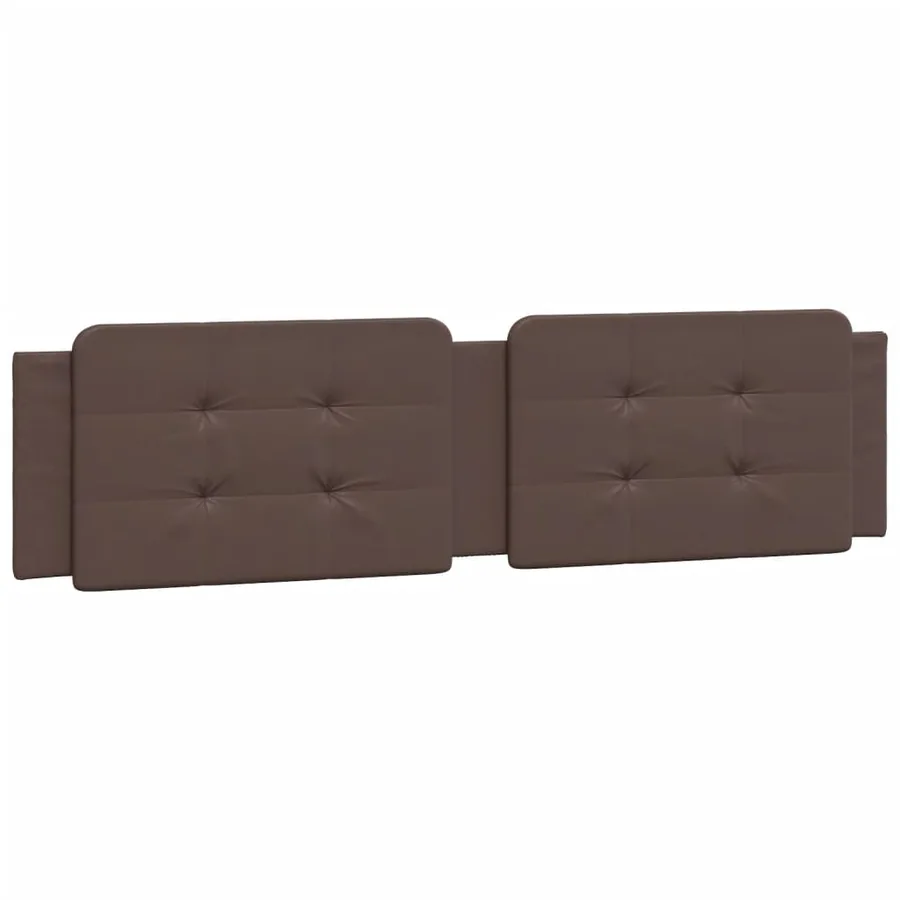 Coussin de tête de lit Zadar marron 200 cm similicuir - 2