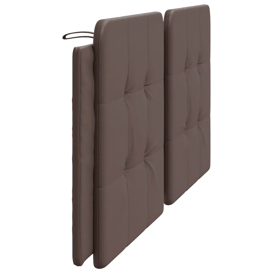 Coussin de tête de lit Zadar marron 200 cm similicuir - 5