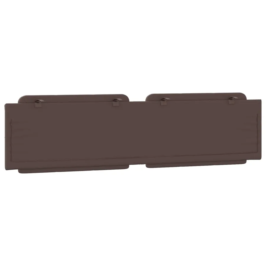 Coussin de tête de lit Zadar marron 200 cm similicuir - 6