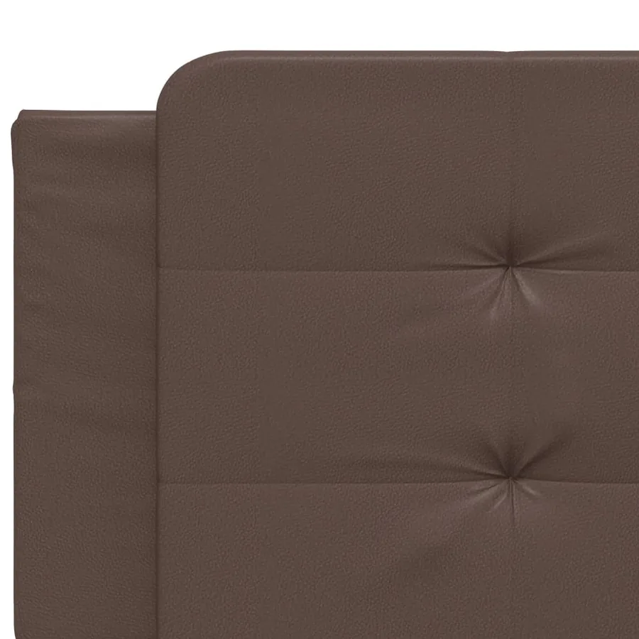 Coussin de tête de lit Zadar marron 200 cm similicuir - 7