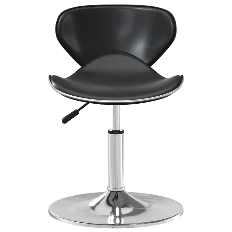 Chaise de salle à manger Noir Similicuir - 2