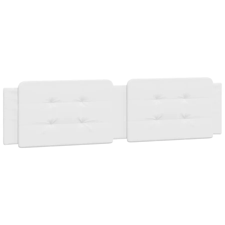 Cadre de lit avec LED sans matelas Zadar blanc 200x200 cm - 10
