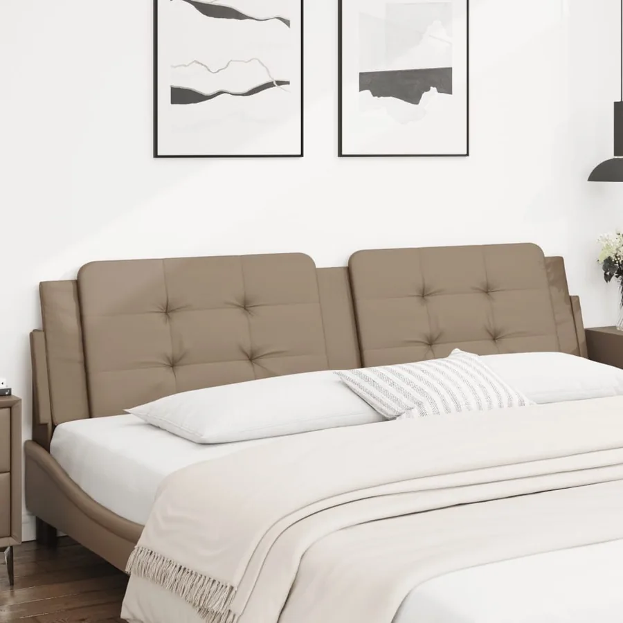 Coussin de tête de lit Zadar cappuccino 200 cm similicuir