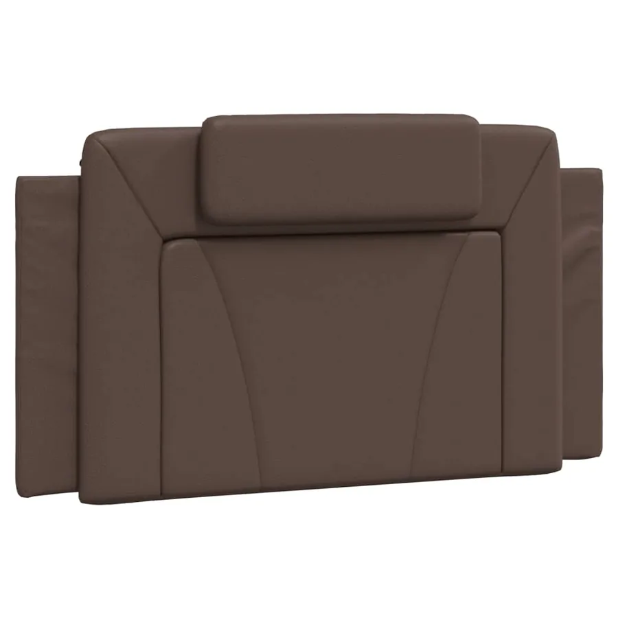 Coussin de tête de lit Viana marron 100 cm similicuir - 2