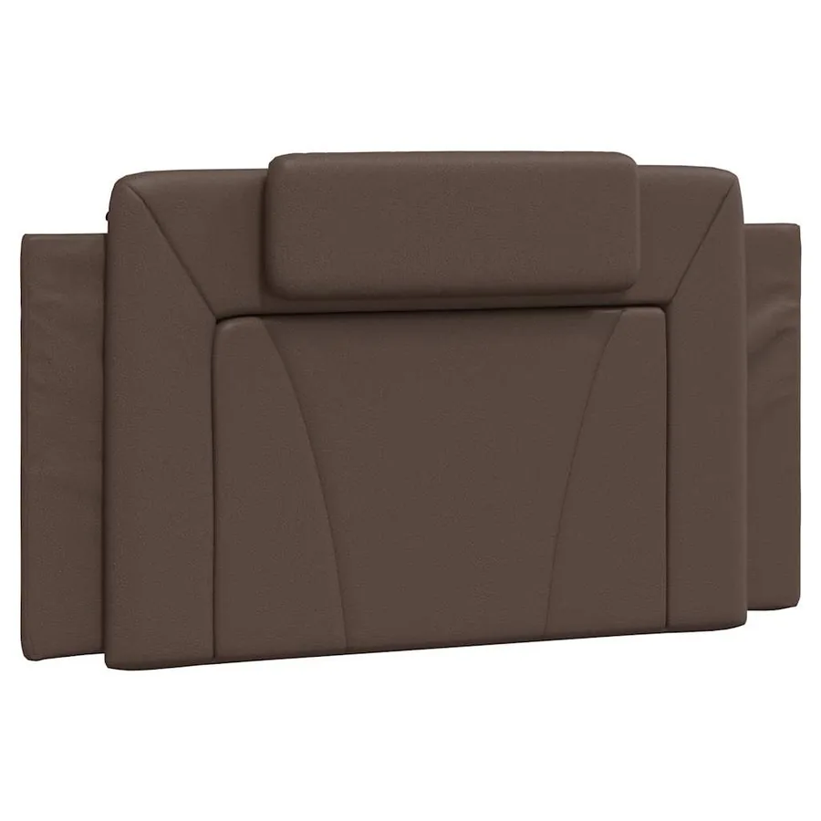 Cadre de lit Viana sans matelas marron 100x200 cm similicuir - 8