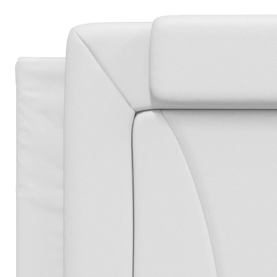 Cadre de lit Viana avec LED sans matelas blanc 180x200 cm - 11