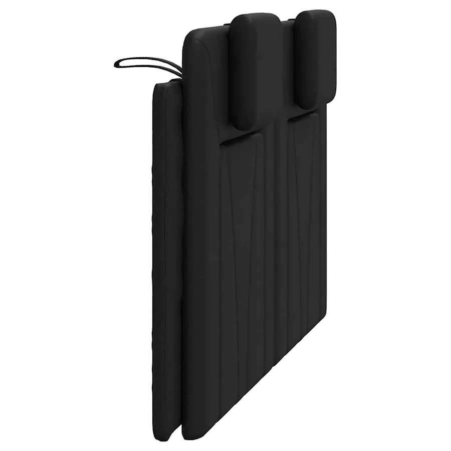 Coussin de tête de lit Viana noir 120 cm similicuir - 6