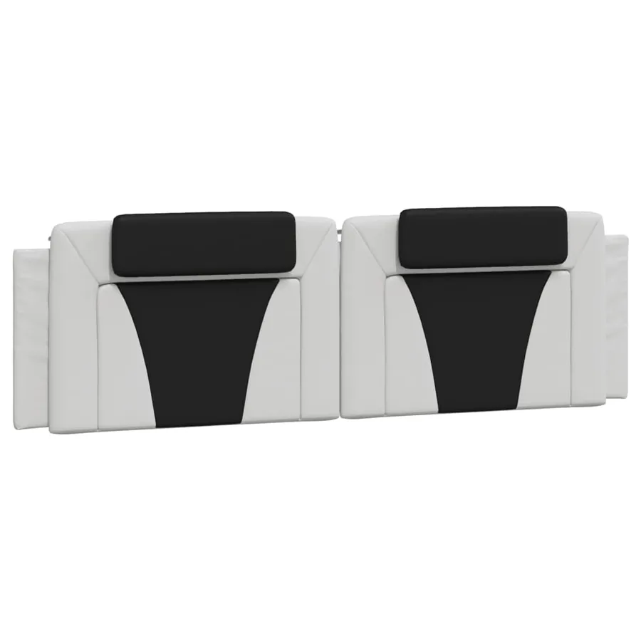 Cadre de lit Viana avec LED sans matelas blanc et noir 180x200 cm - 7