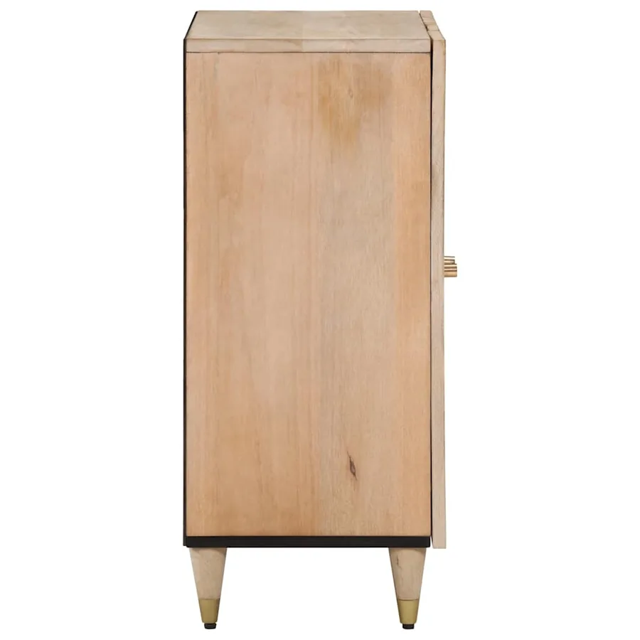 Armoire latérale 60x33x75 cm bois massif de manguier - 4