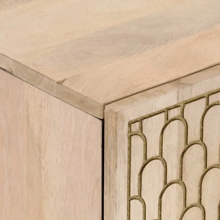 Armoire lavabo de salle de bain bois massif de manguier - 6