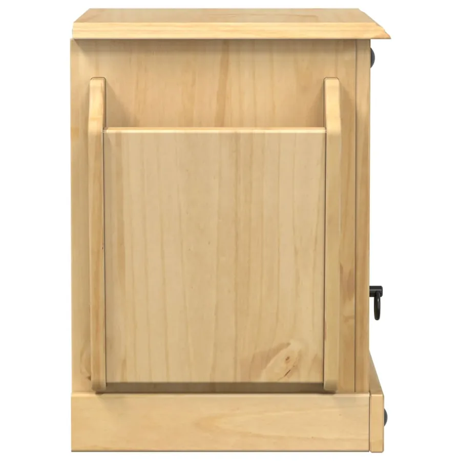 Table de chevet Corona 45x35x47,5 cm bois de pin massif - 5