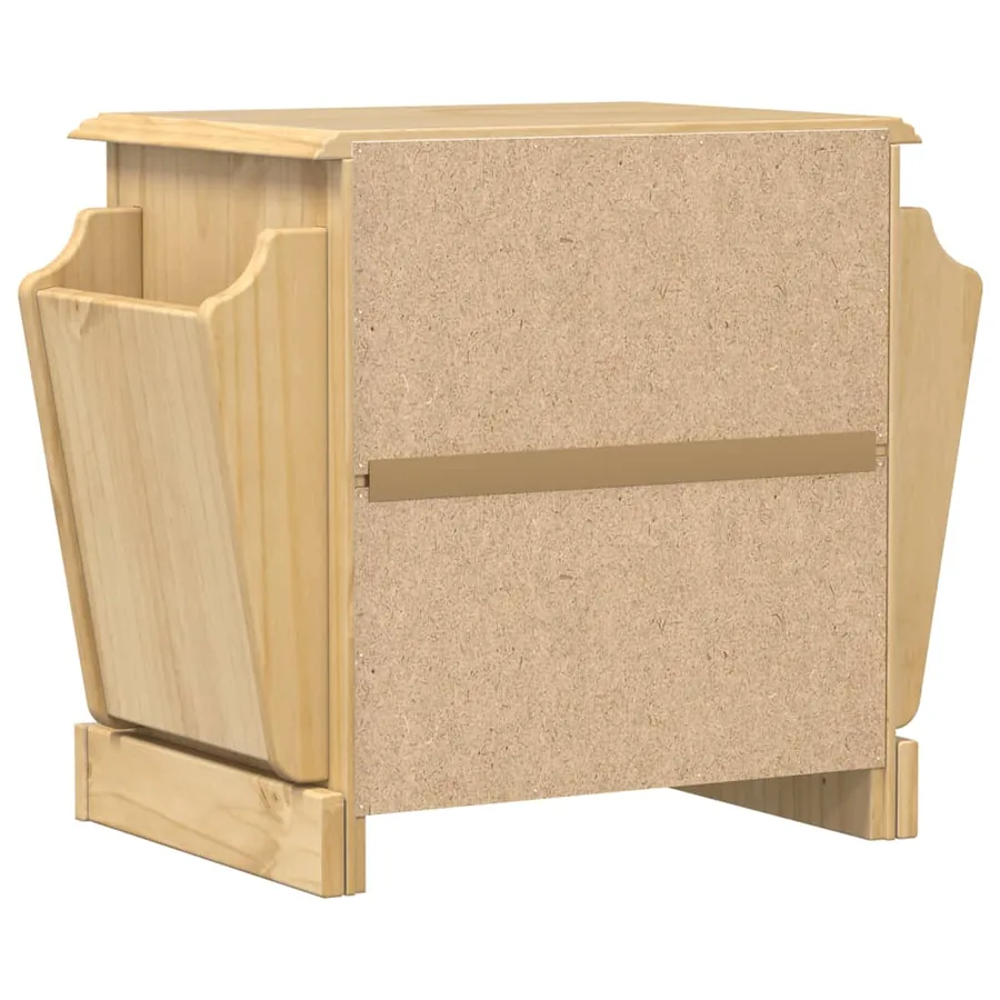Table de chevet Corona 45x35x47,5 cm bois de pin massif - 6