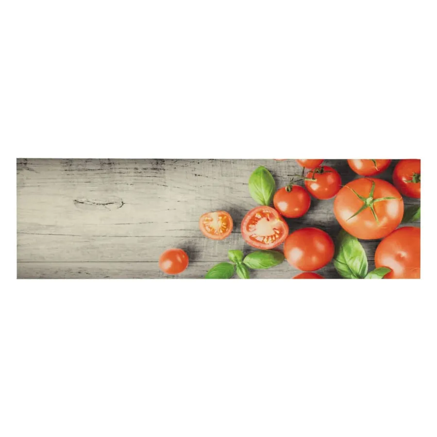 Tapis de cuisine lavable impression de tomates 45x150cm velours - 2