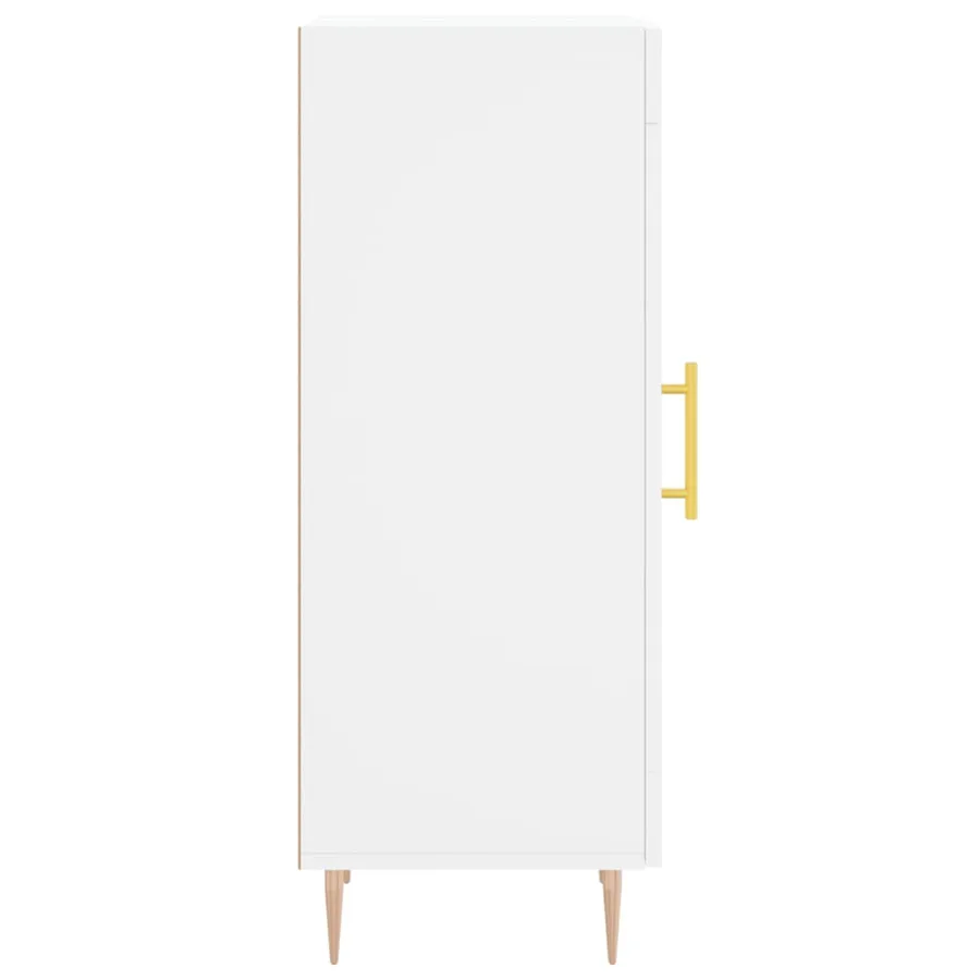 Buffet blanc 34,5x34x90 cm bois d'ingénierie - 7