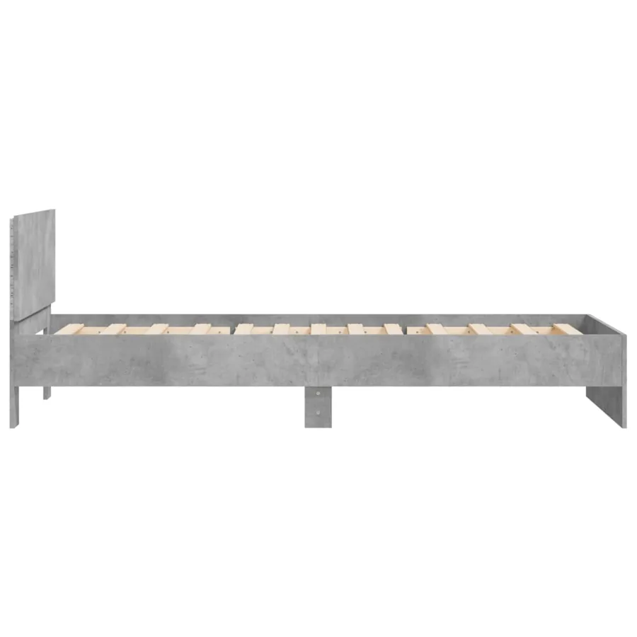 Cadre de lit sans matelas avec lumières LED 100x200 cm - 8