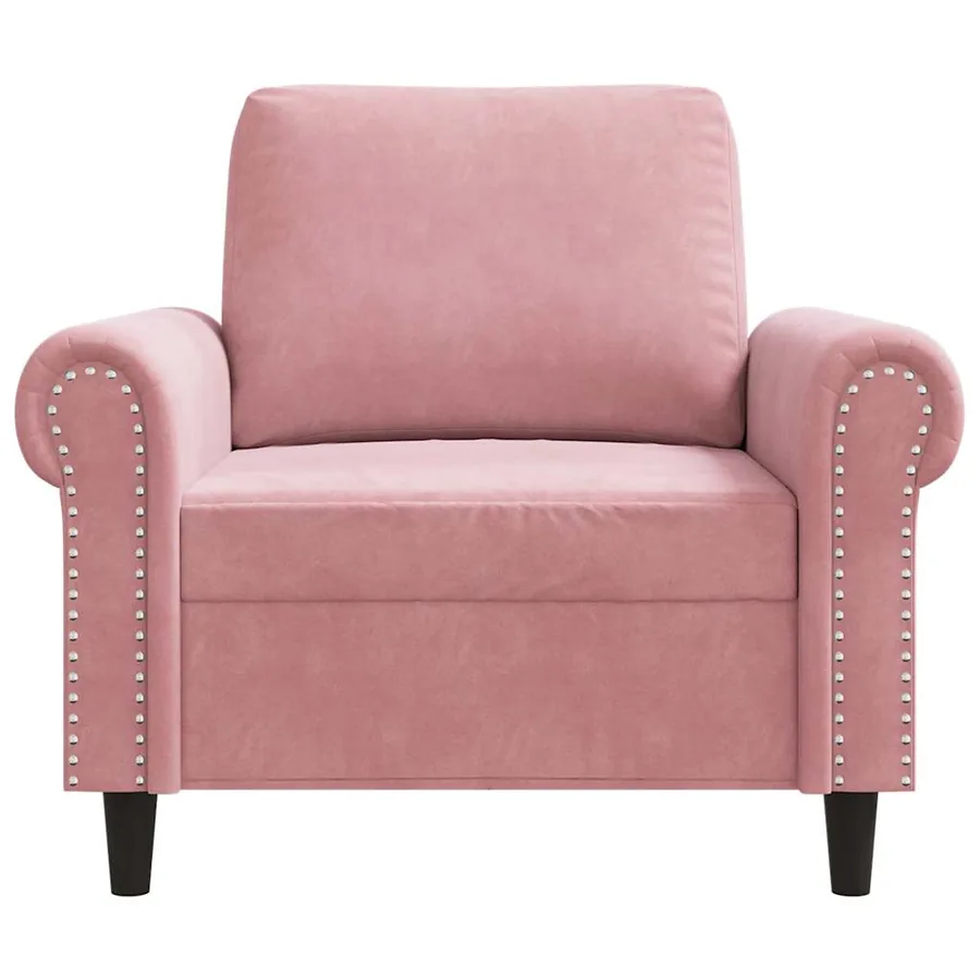 Fauteuil Rose 60 cm Velours - 4