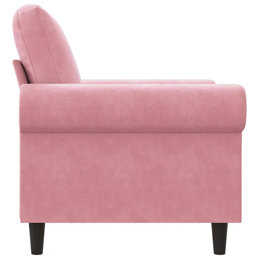 Fauteuil Rose 60 cm Velours - 5