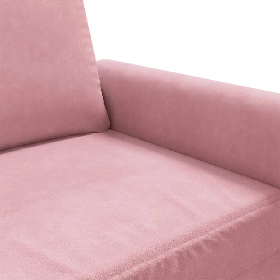 Fauteuil Rose 60 cm Velours - 7