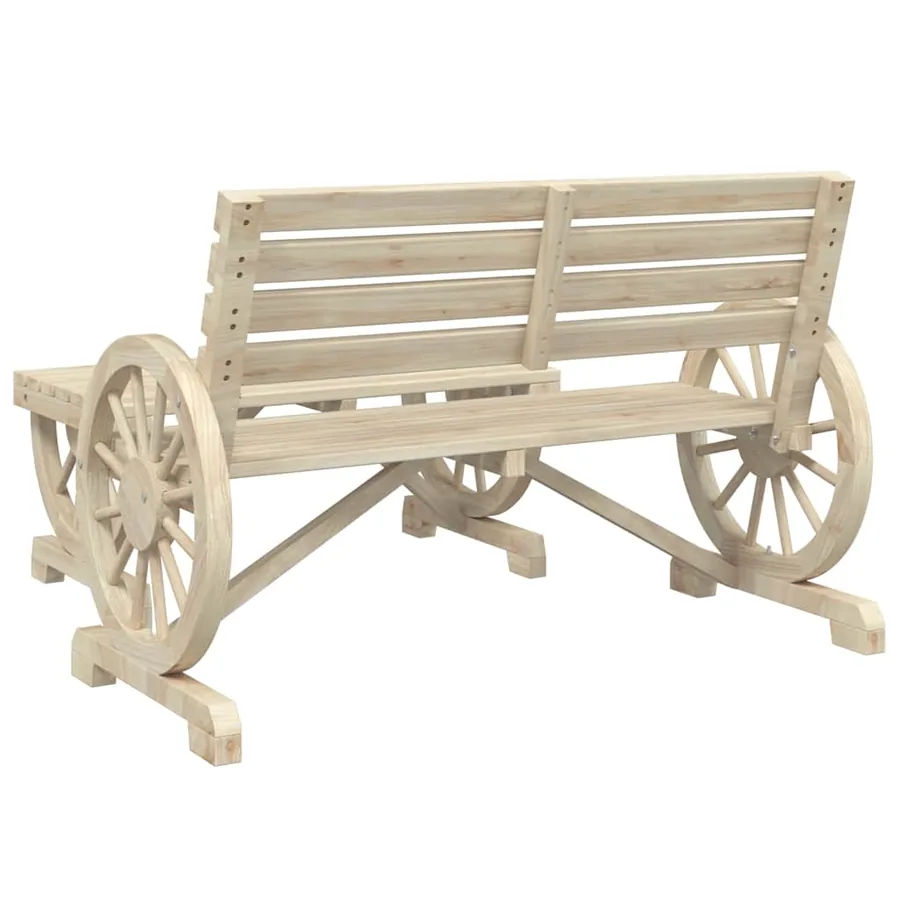 Salon de jardin 4 pcs bois de sapin massif - 10