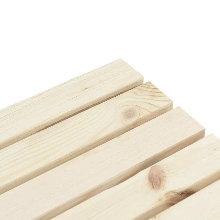 Salon de jardin 4 pcs bois de sapin massif - 13