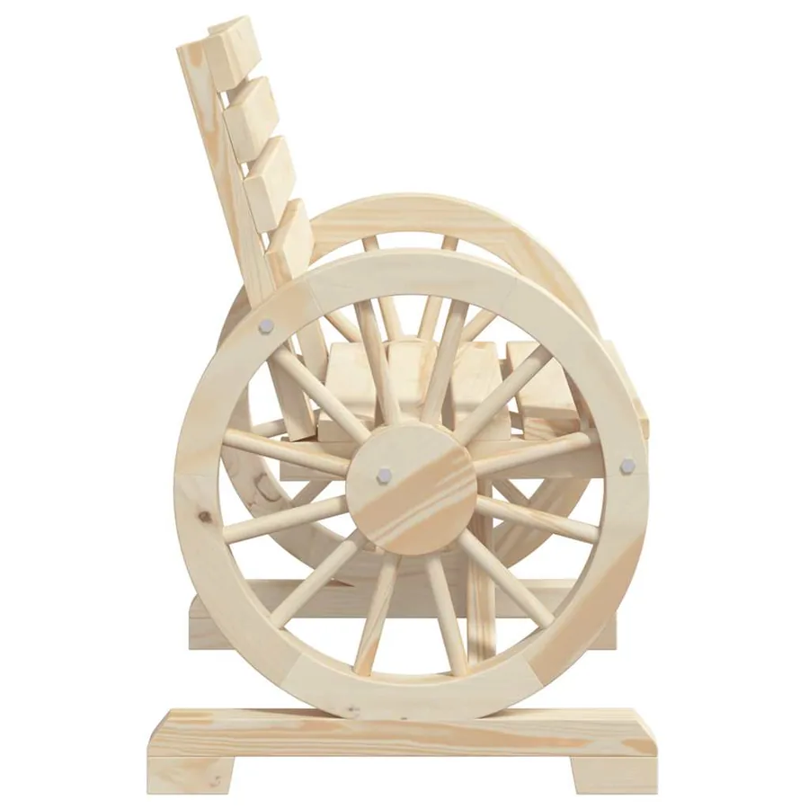 Salon de jardin 4 pcs bois de sapin massif - 9
