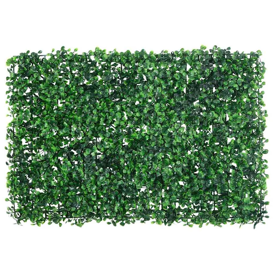 Clôture à feuilles d’arbustes artificiels  6 pcs vert 40x60 cm - 2