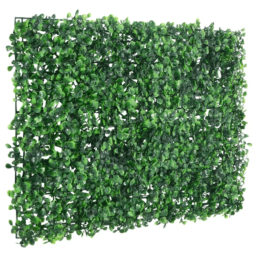 Clôture à feuilles d’arbustes artificiels  6 pcs vert 40x60 cm - 3