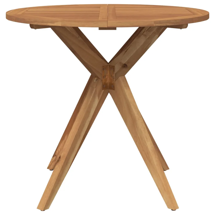 Ensemble à manger de jardin 3 pcs Bois d'acacia solide - 4