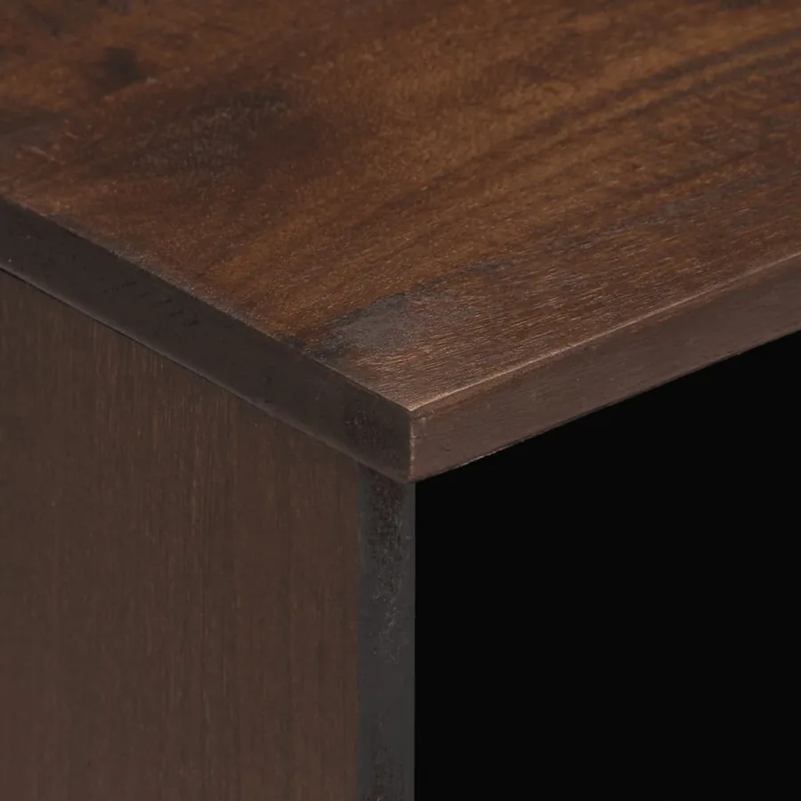 Tables de chevet 2 pcs 40x34x46 cm bois de manguier massif - 7