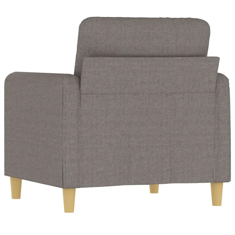 Fauteuil Taupe 60 cm Tissu - 5