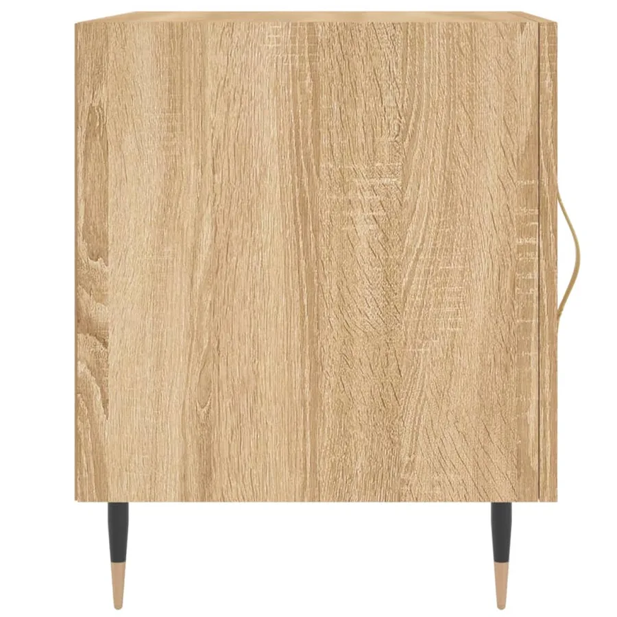 Tables de chevet 2 pcs chêne sonoma 40x40x50 cm bois ingénierie - 6