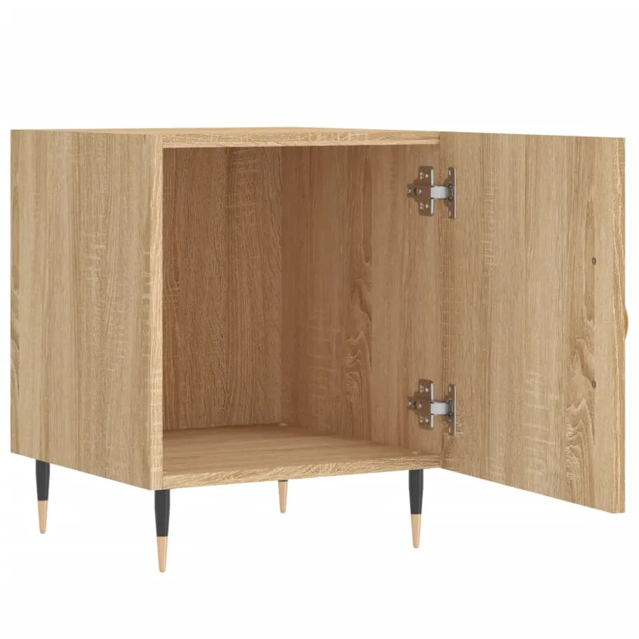 Tables de chevet 2 pcs chêne sonoma 40x40x50 cm bois ingénierie - 7