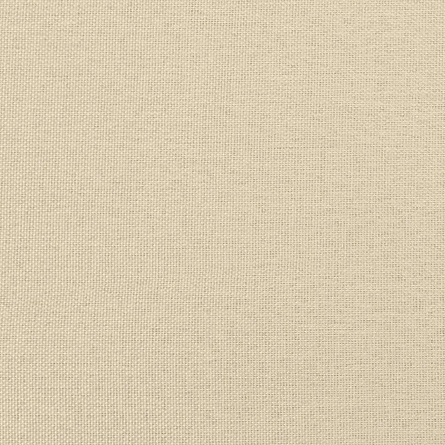 Ensemble de canapés 3 pcs avec coussins Crème Tissu - 7
