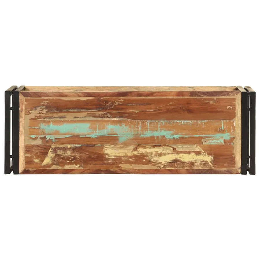 Meuble TV 90x30x40 cm Bois de récupération massif - 3