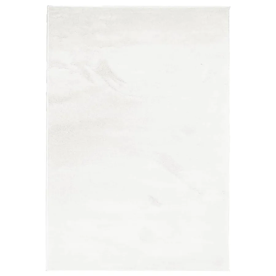 Tapis OVIEDO à poils courts crème 120x170 cm - 2