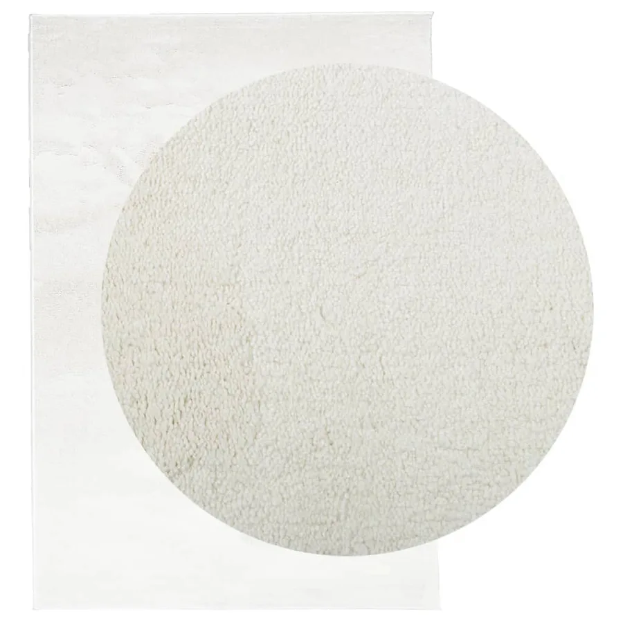 Tapis OVIEDO à poils courts crème 120x170 cm - 3