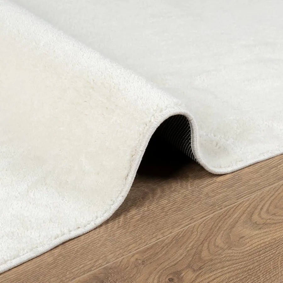 Tapis OVIEDO à poils courts crème 120x170 cm - 6