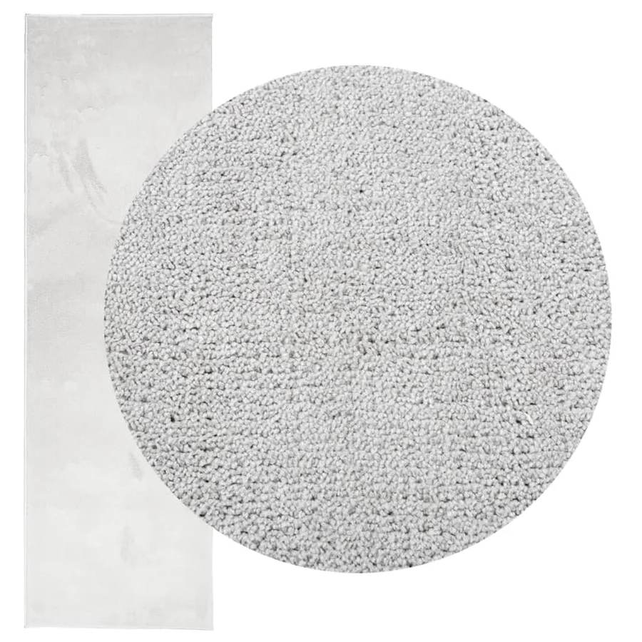 Tapis OVIEDO à poils courts gris 80x250 cm - 3