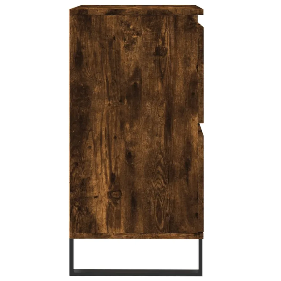 Buffet Chêne fumé 60x35x70 cm Bois d'ingénierie - 7
