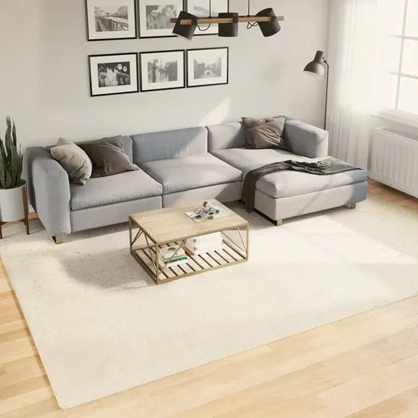 Tapis OVIEDO à poils courts beige 240x340 cm