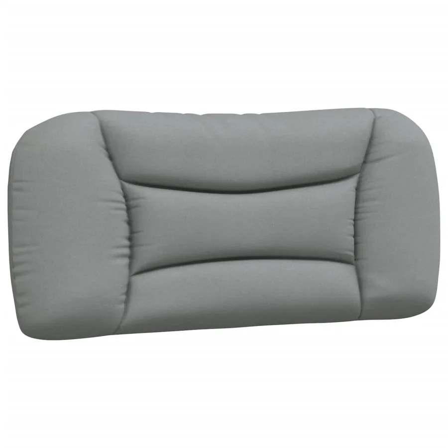 Coussin de tête de lit Hvar gris clair 90 cm tissu - 2