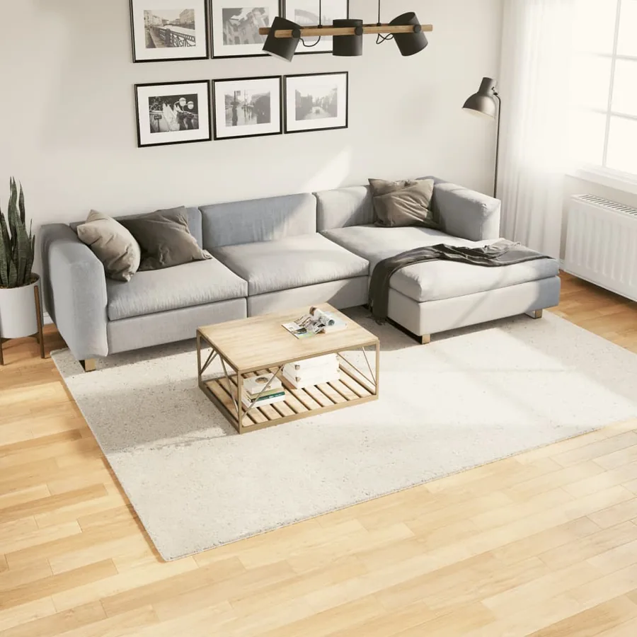 Tapis OVIEDO à poils courts beige 200x280 cm