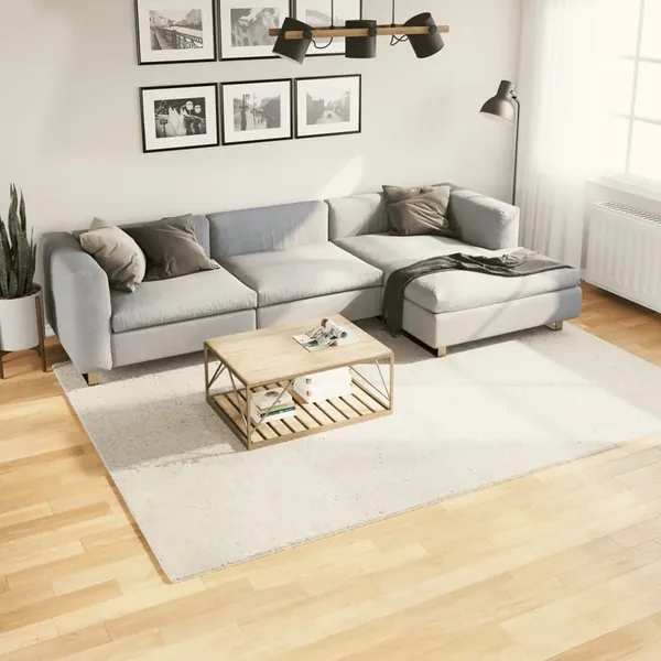 Tapis OVIEDO à poils courts beige 200x280 cm