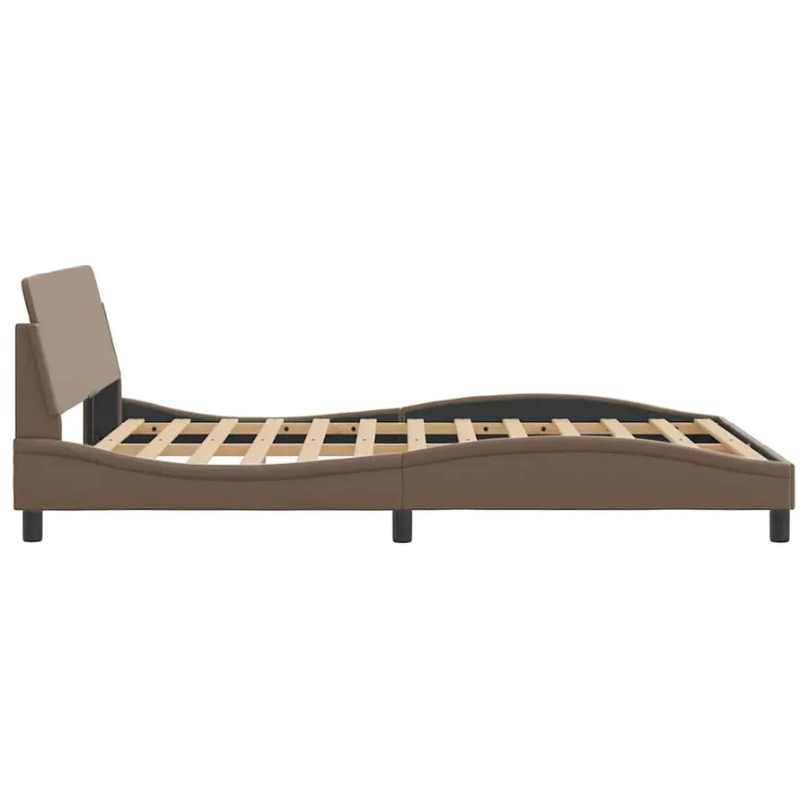 Cadre de lit Dover cappuccino 140x200 cm similicuir - 5