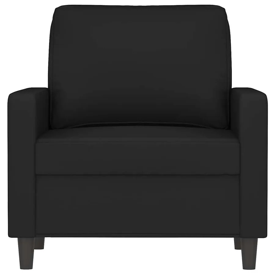 Fauteuil Noir 60 cm Velours - 3