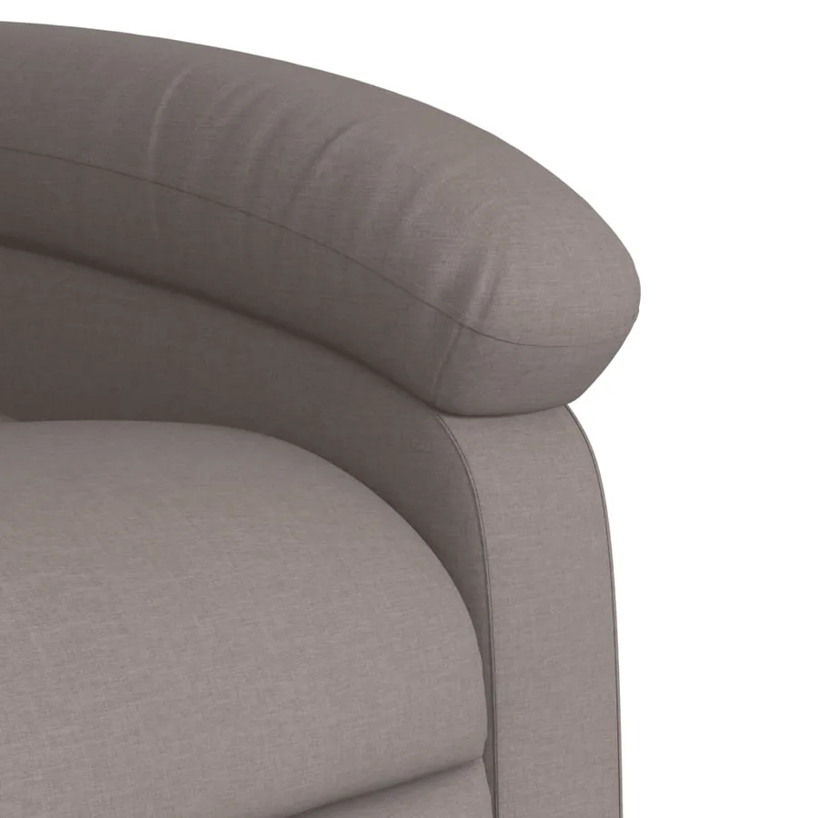 Fauteuil inclinable électrique Taupe Tissu - 11