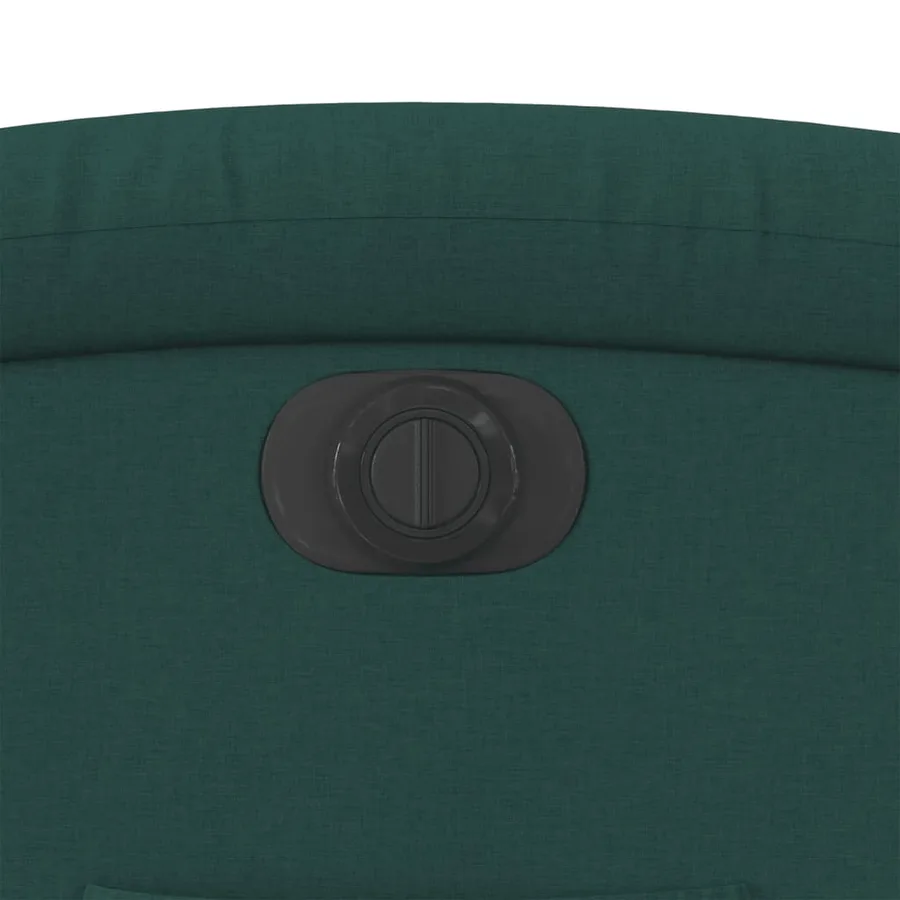 Fauteuil inclinable électrique Vert foncé Tissu - 12